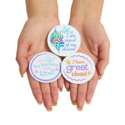 Really Good Stuff® Confidence Chips - 100 Empowering, Motivational, Positive Affirmations - Encourage Positive Feelings- Social-Emotional Learning - SEL for The Home and Classroom