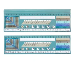 Really Good Stuff® Cool and Calm Self-Adhesive Vinyl Desktop Helpers™ - Set Of 24 - Intermediate
