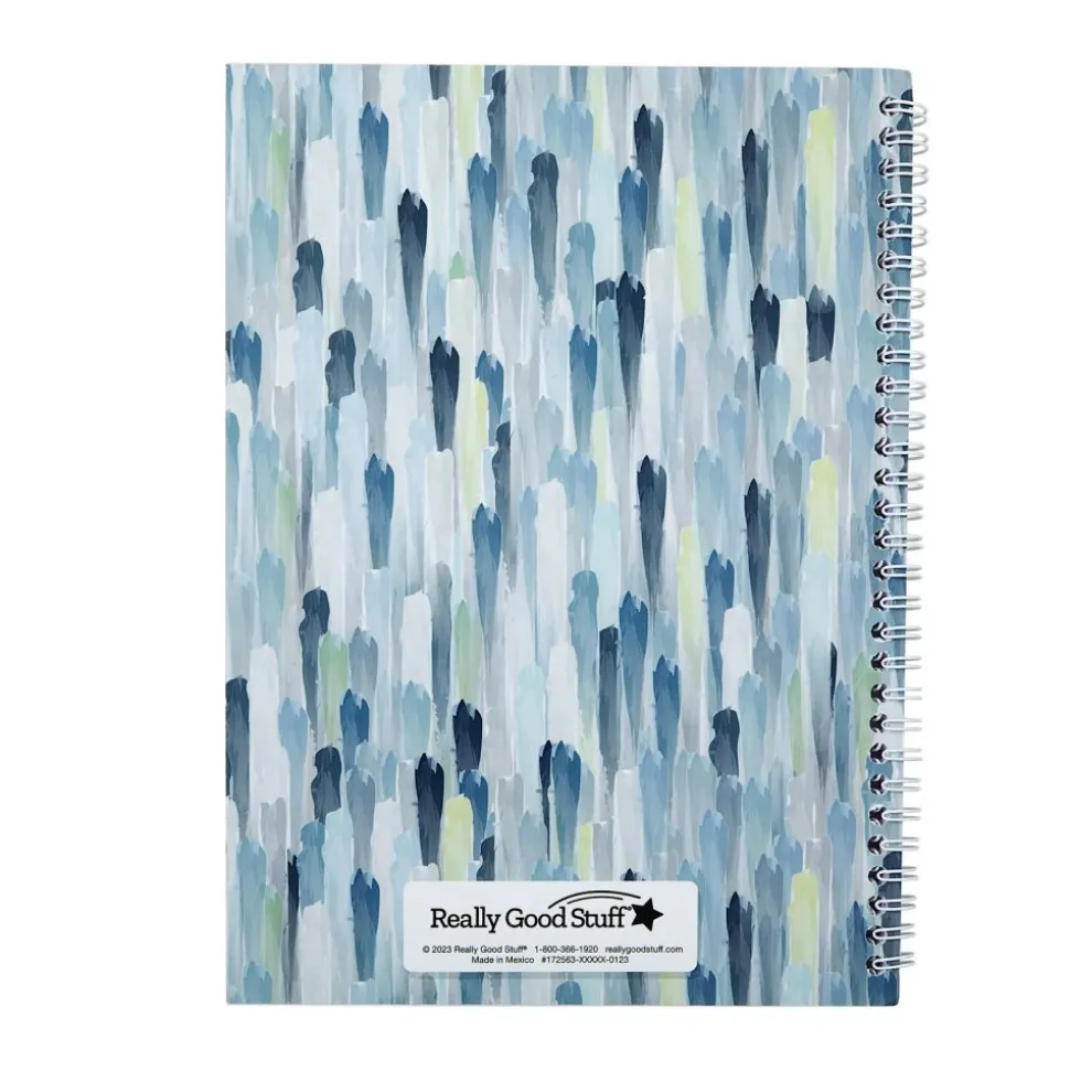 Really Good Stuff® Cool and Calm Dot Grid Spiral Journals - Set of 6