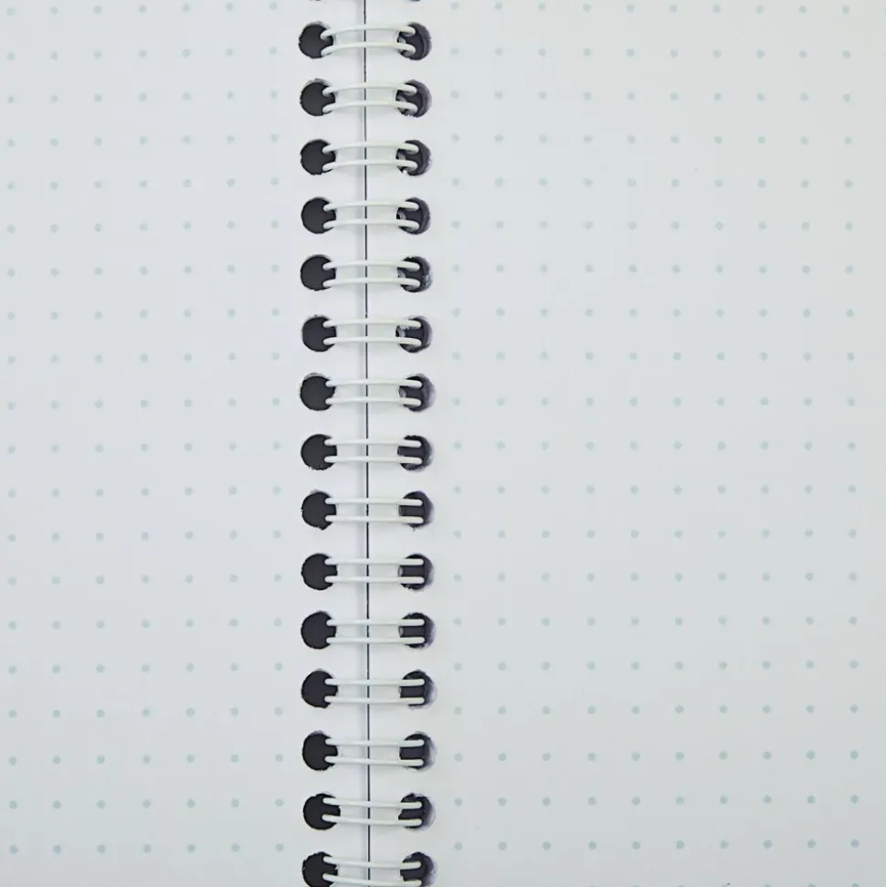 Really Good Stuff® Cool and Calm Dot Grid Spiral Journals - Set of 6