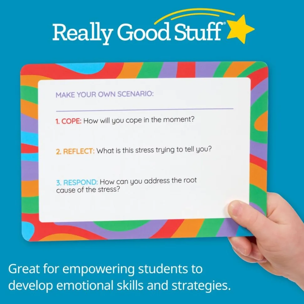 Really Good Stuff® Cope, Reflect, Respond Stress Management Cards
