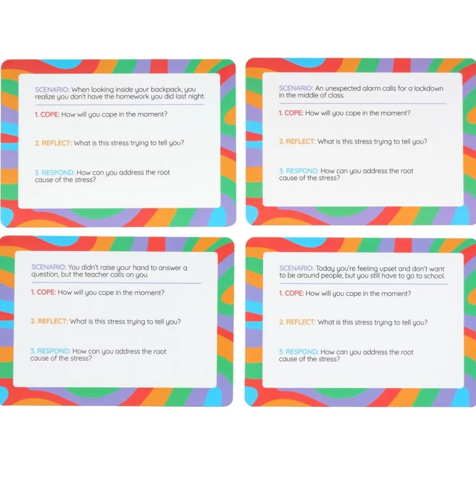 Really Good Stuff® Cope, Reflect, Respond Stress Management Cards