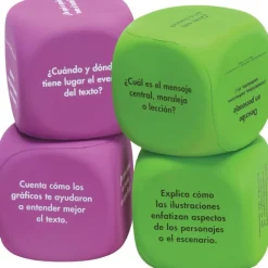 Really Good Stuff® Cubos de comprensión (Common Core Comprehension Cubes) - 4 cubes