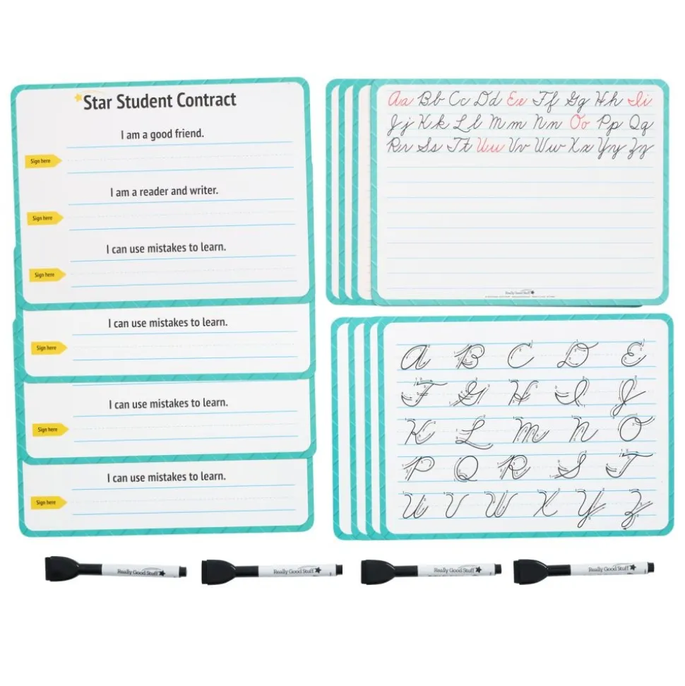 Really Good Stuff® Cursive Writing & Signature Class Pack - Set of 4