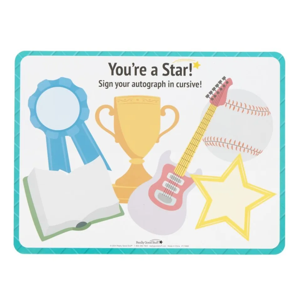 Really Good Stuff® Cursive Writing & Signature Class Pack - Set of 4