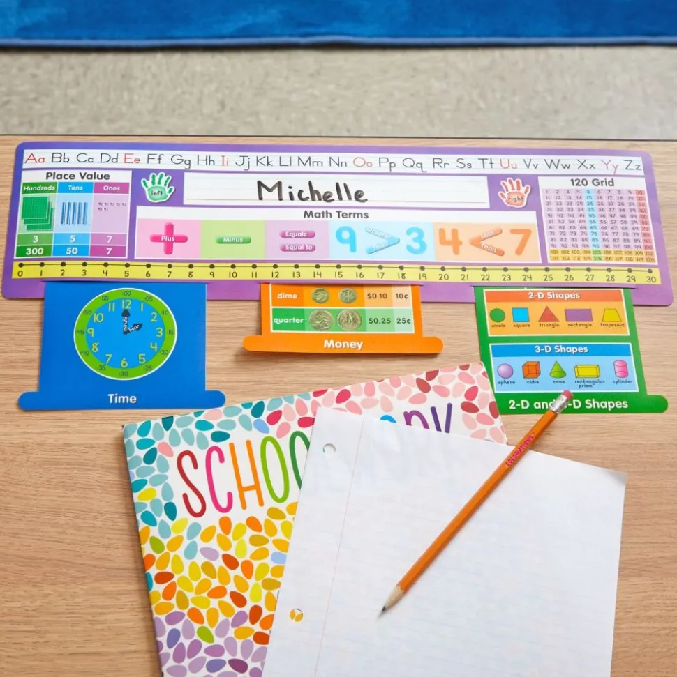 Really Good Stuff® Deluxe Math Sliders Desktop Helpers™- Set of 24