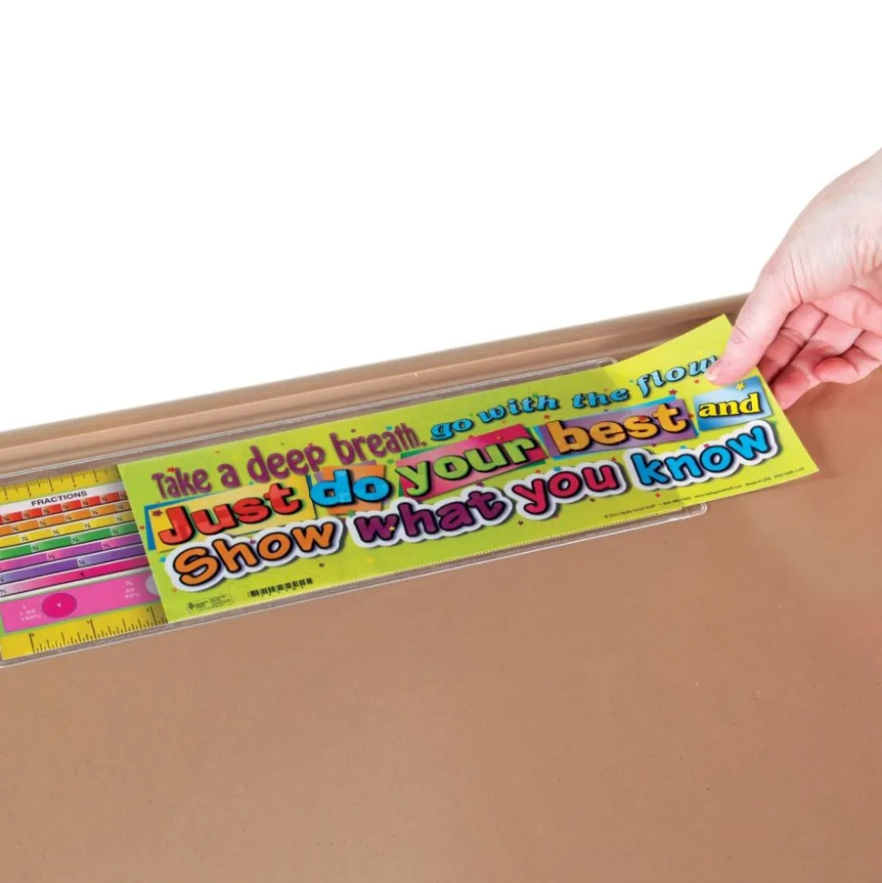 Really Good Stuff® Desktop Helper™ Cardstock Testing Inserts with Words of Encouragement - Set Of 12