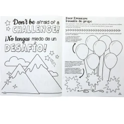 Really Good Stuff® Dual Language Social-Emotional Learning Coloring and Activity Book - Set of 12