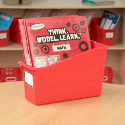 Really Good Stuff® Durable Book & Binder Holders - 6 Pack - Red