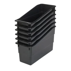 Really Good Stuff® Durable Book & Binder Holders - 6 Pack - Black