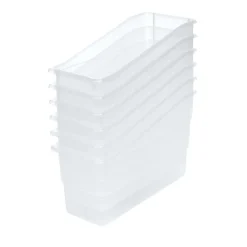 Really Good Stuff® Durable Book & Binder Holders - 6 Pack - Clear