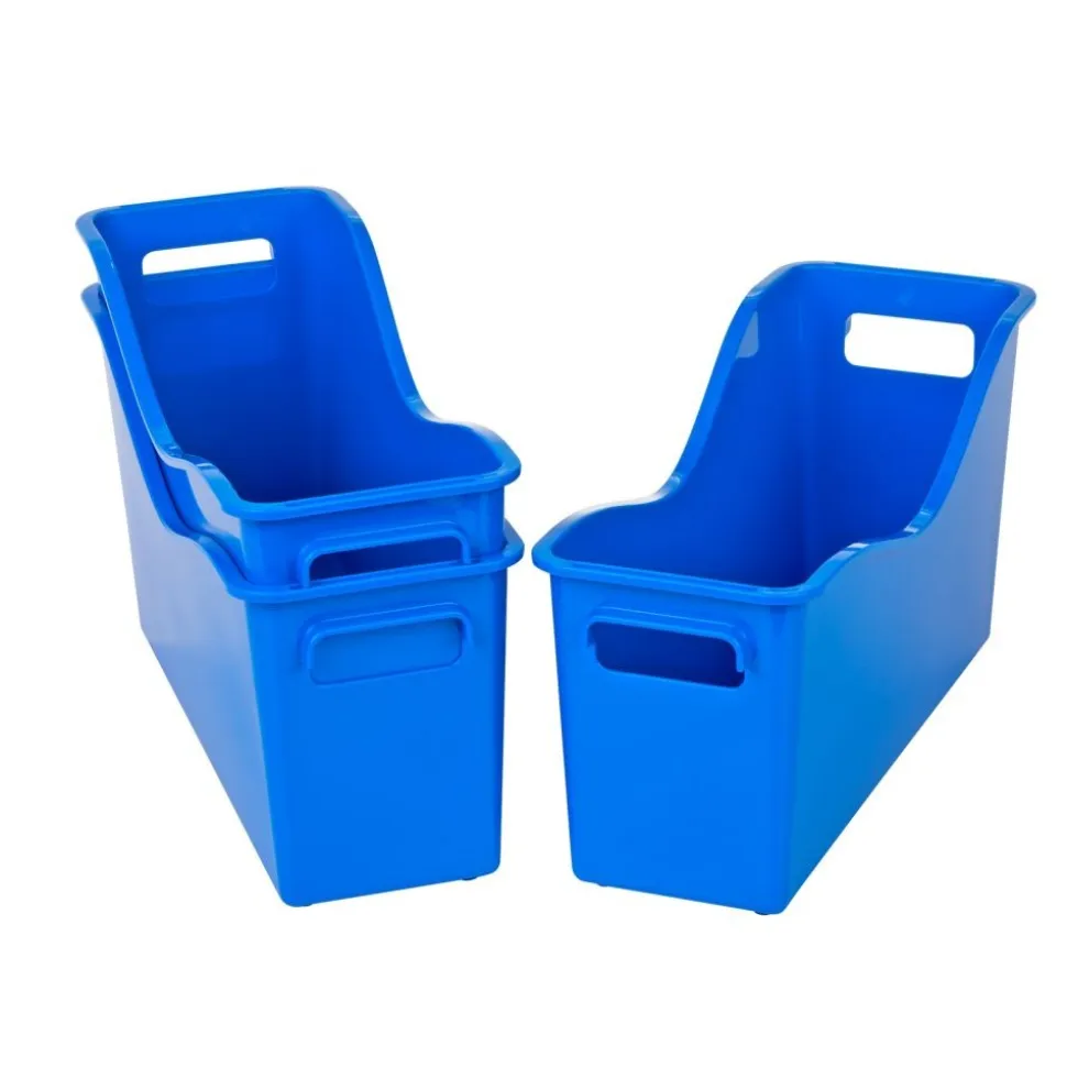 Really Good Stuff® Easy Carry Book and Binder Holder - Set of 6 - Blue