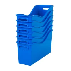 Really Good Stuff® Easy Carry Book and Binder Holder - Set of 6 - Blue