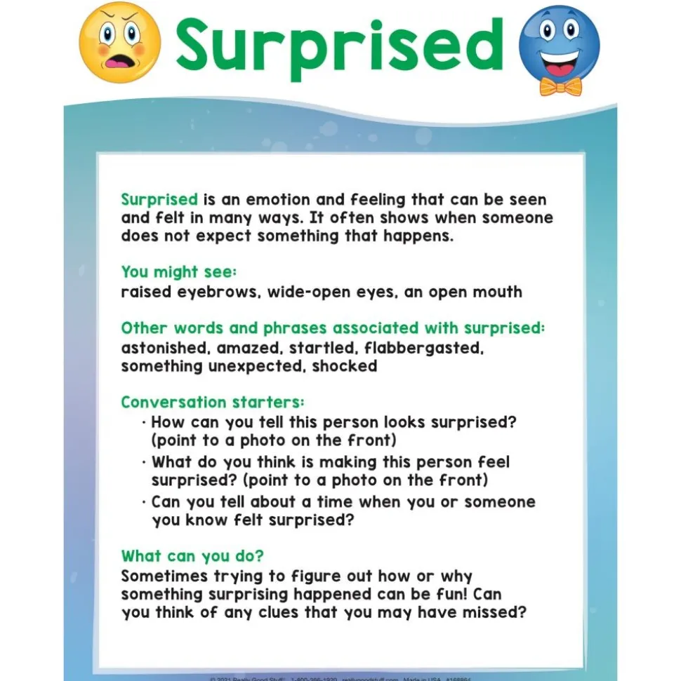 Really Good Stuff® Emotions and Feelings Photo Cards - Set of 10