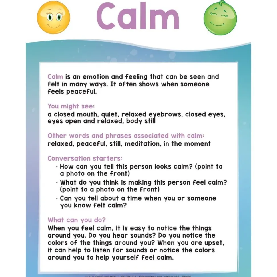 Really Good Stuff® Emotions and Feelings Photo Cards - Set of 10