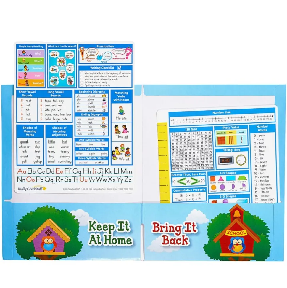 Really Good Stuff® Essential Reference Cards - Grade 1 - Set of 12
