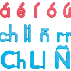 Really Good Stuff® EZread™ Spanish Color-Coded Plastic Magnetic Letters - 92 letters