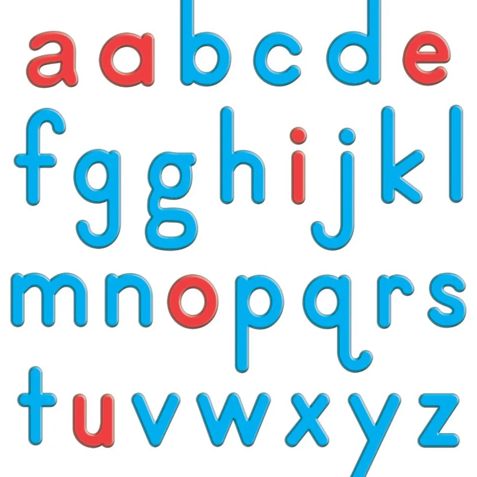 Really Good Stuff® EZread™ Spanish Color-Coded Plastic Magnetic Letters - 92 letters