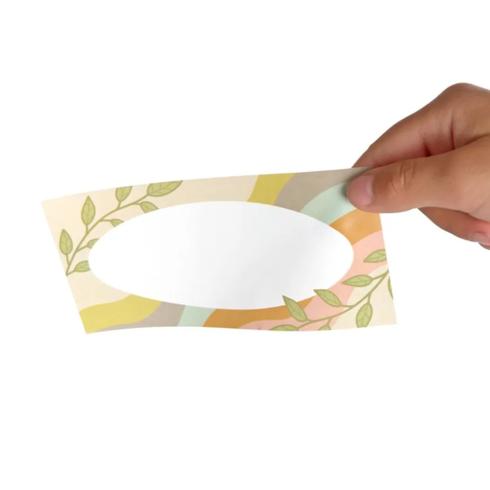 Really Good Stuff® EZ Stick Boho Nameplates -Set of 24