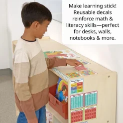 Really Good Stuff® EZ Stick Cross-Curricular Vinyl Decals - Primary