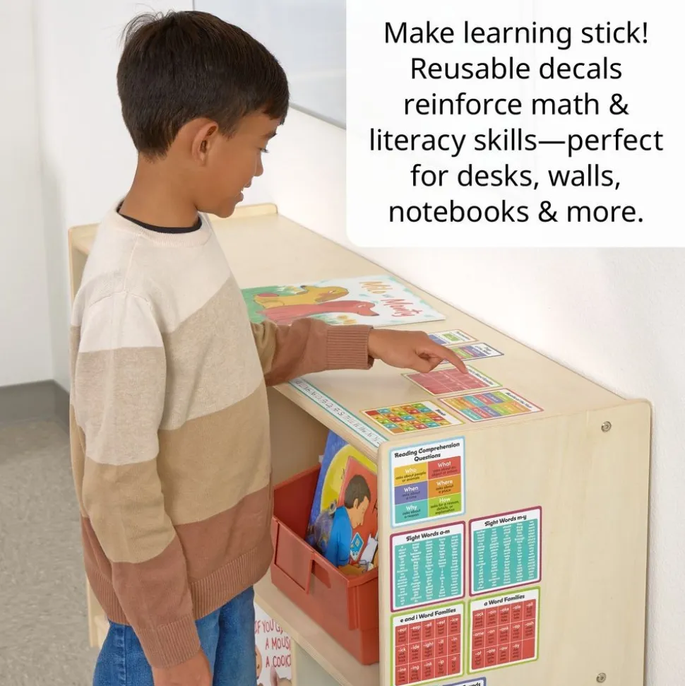 Really Good Stuff® EZ Stick Cross-Curricular Vinyl Decals - Primary