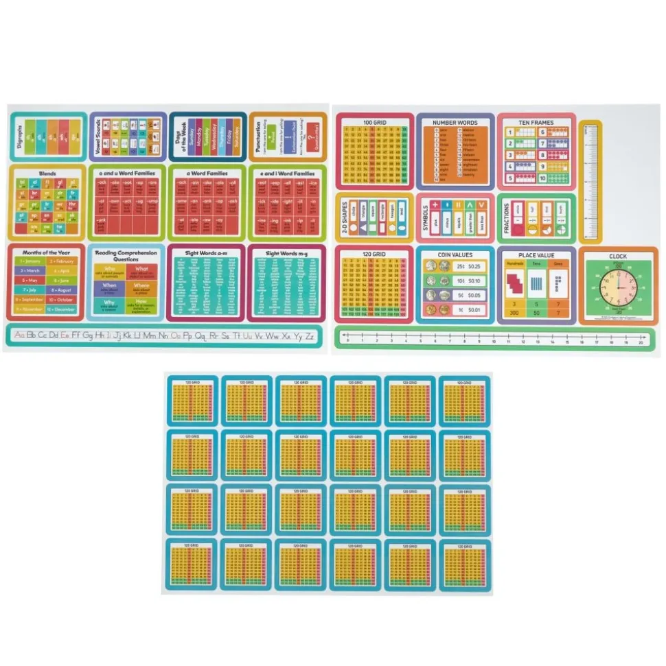 Really Good Stuff® EZ Stick Cross-Curricular Vinyl Decals - Primary