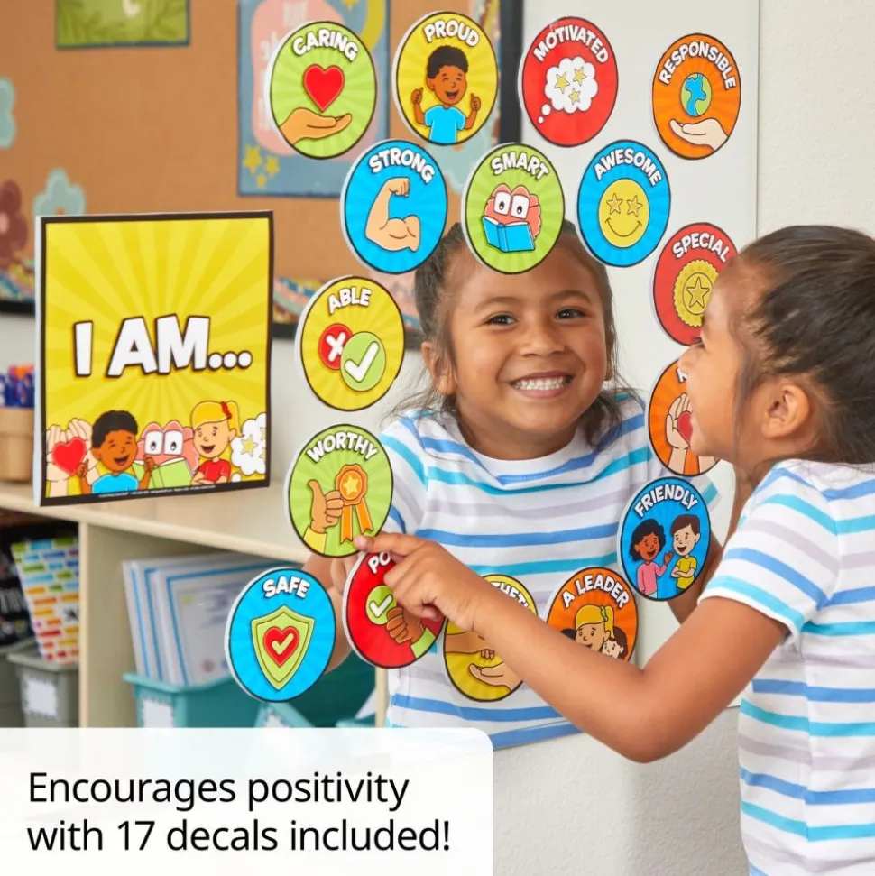 Really Good Stuff® EZ Stick™ "I Am" Affirmations Mirror Decals