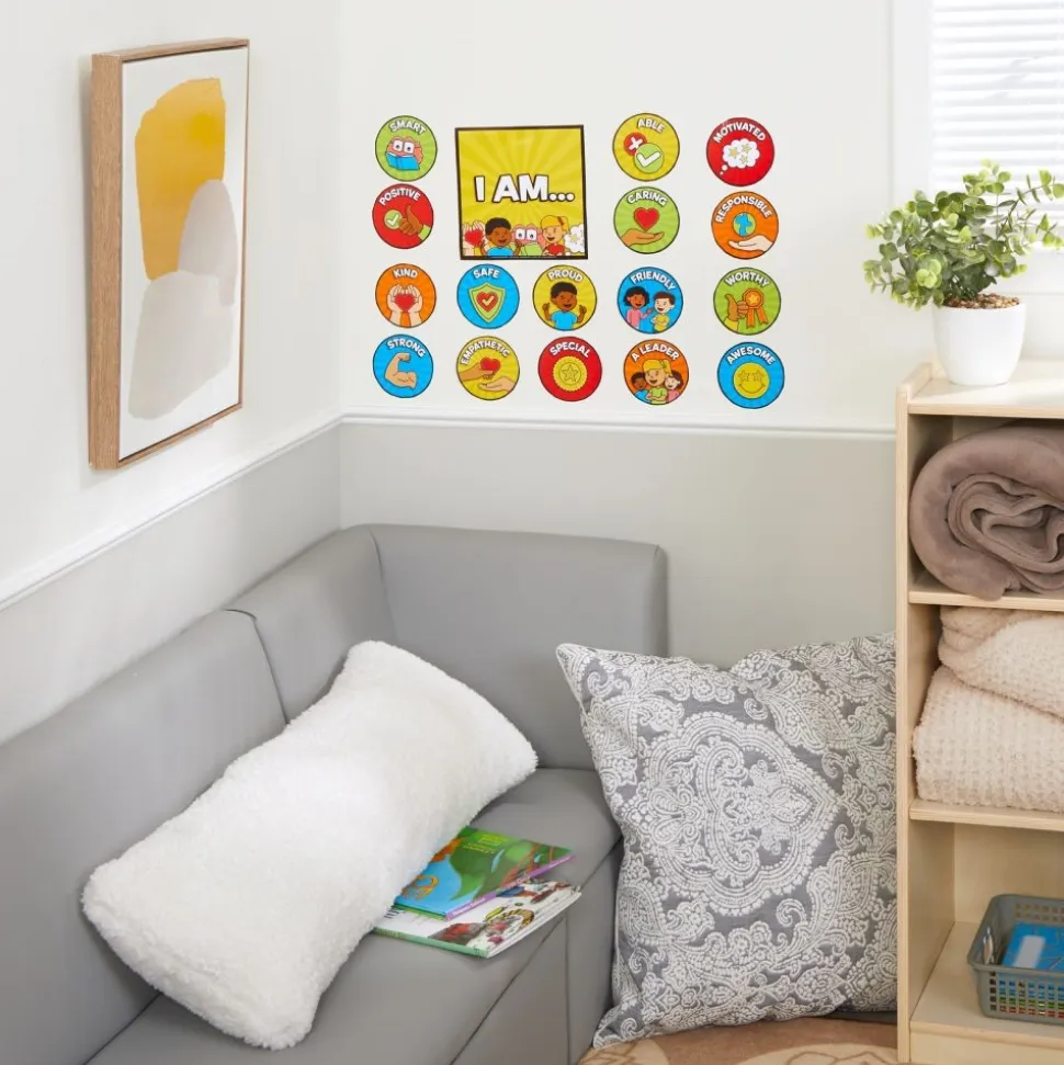Really Good Stuff® EZ Stick™ "I Am" Affirmations Mirror Decals