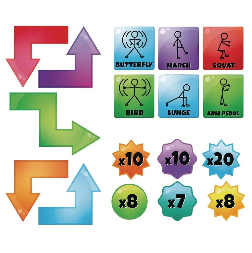 Really Good Stuff® EZ Stick Sensory Path Get Moving