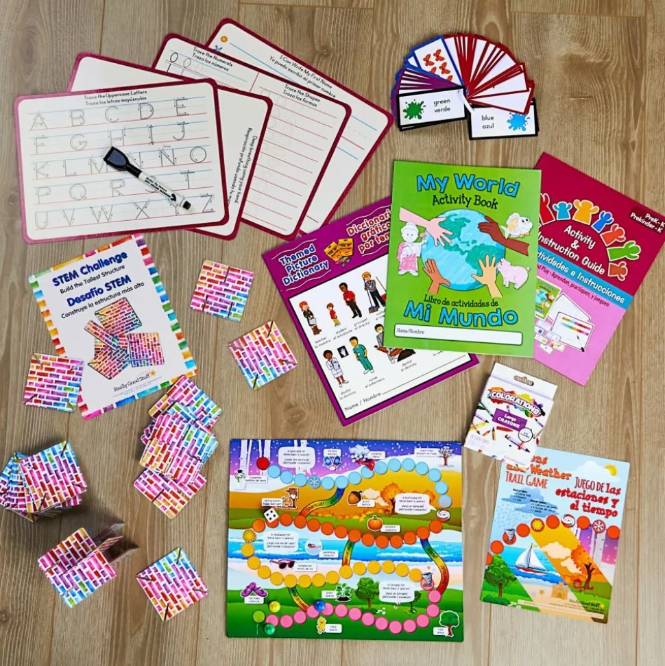 Really Good Stuff® Family Engagement Dual Language Reading- Learn, Practice & Play - PreK/K