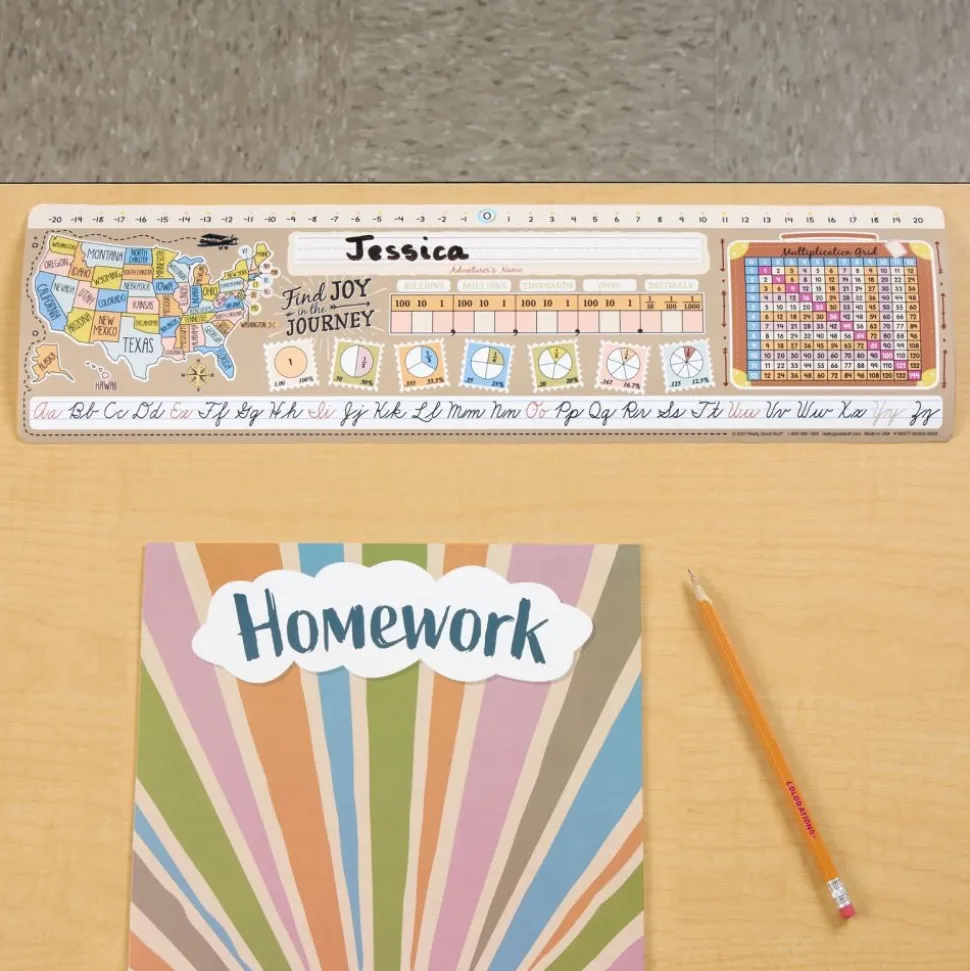 Really Good Stuff® Find Joy in the Journey Desktop Helpers™ - Set of 24