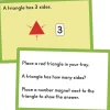 Really Good Stuff® Flat And Solid Shapes Task Cards - 24 Cards