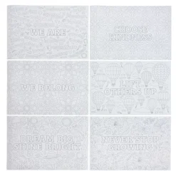 Really Good Stuff® Giant Coloring Posters - Set of 6