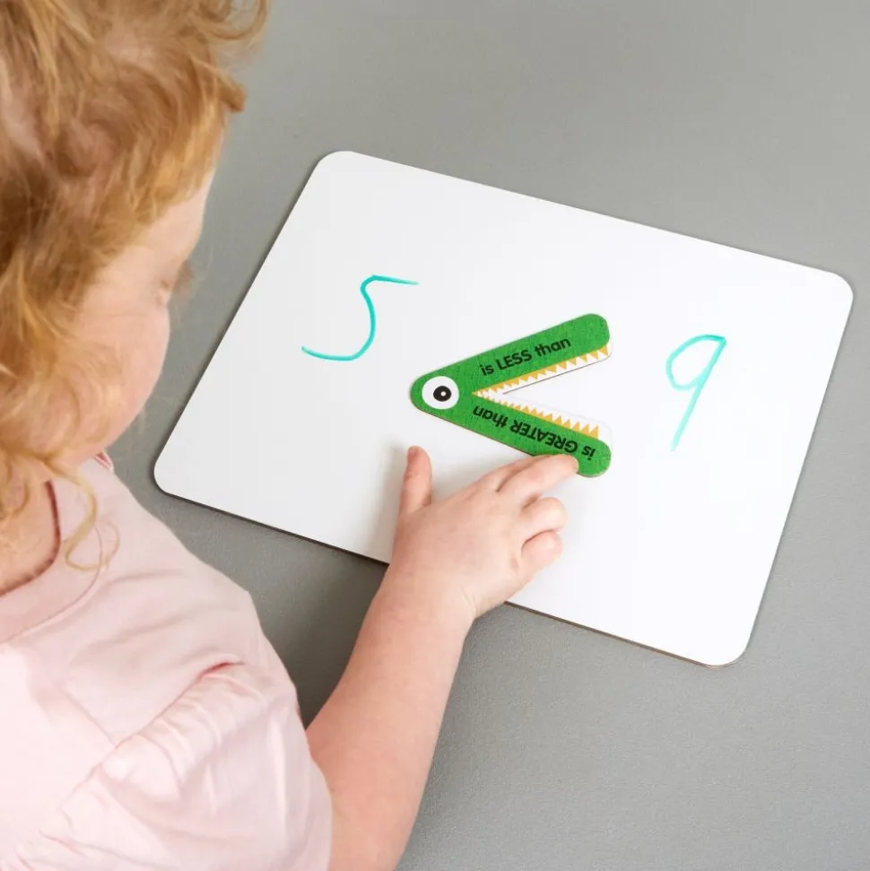 Really Good Stuff® Greater Than or Less Than Student Manipulatives - Set of 12 Gators
