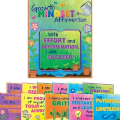 Really Good Stuff® Growth Mindset Affirmations 12-In-1 Poster Set