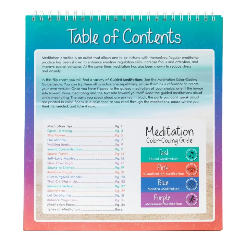 Really Good Stuff® Guided Meditation Flip Chart
