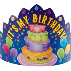 Really Good Stuff® Happy Birthday Wearable Crowns - Set of 12
