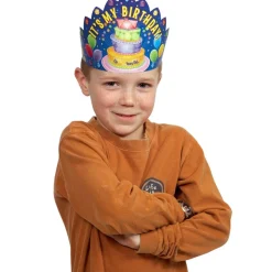 Really Good Stuff® Happy Birthday Wearable Crowns - Set of 12