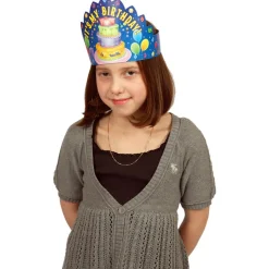 Really Good Stuff® Happy Birthday Wearable Crowns - Set of 12