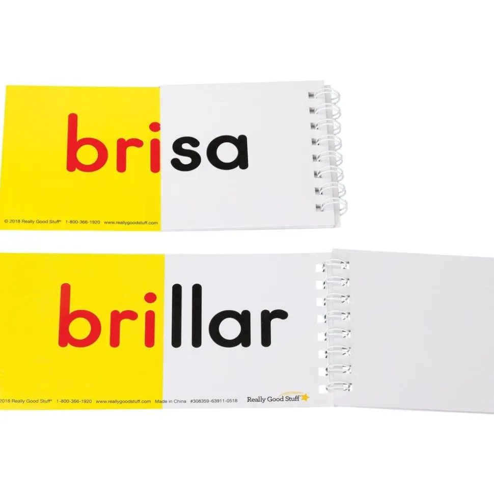 Really Good Stuff® Kit de Libros de Sílabas (Spanish Syllables Flip Book Set) - 60 Flip Books