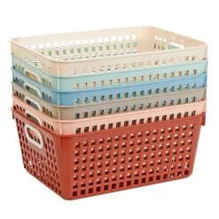 Really Good Stuff® Large Basket - Boho, 6 Pack