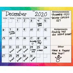 Really Good Stuff® Magnetic Dry Erase Calendar - 1 calendar
