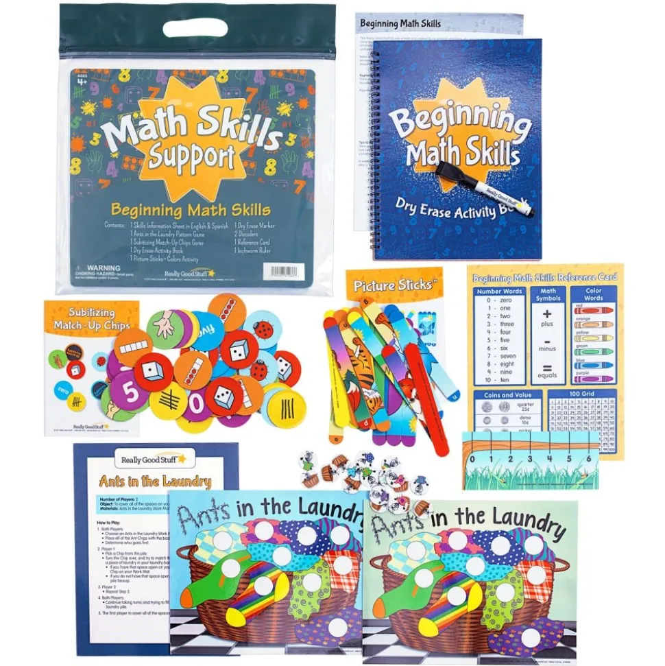 Really Good Stuff® Math Skills: Grade Pre-K - Beginning Math