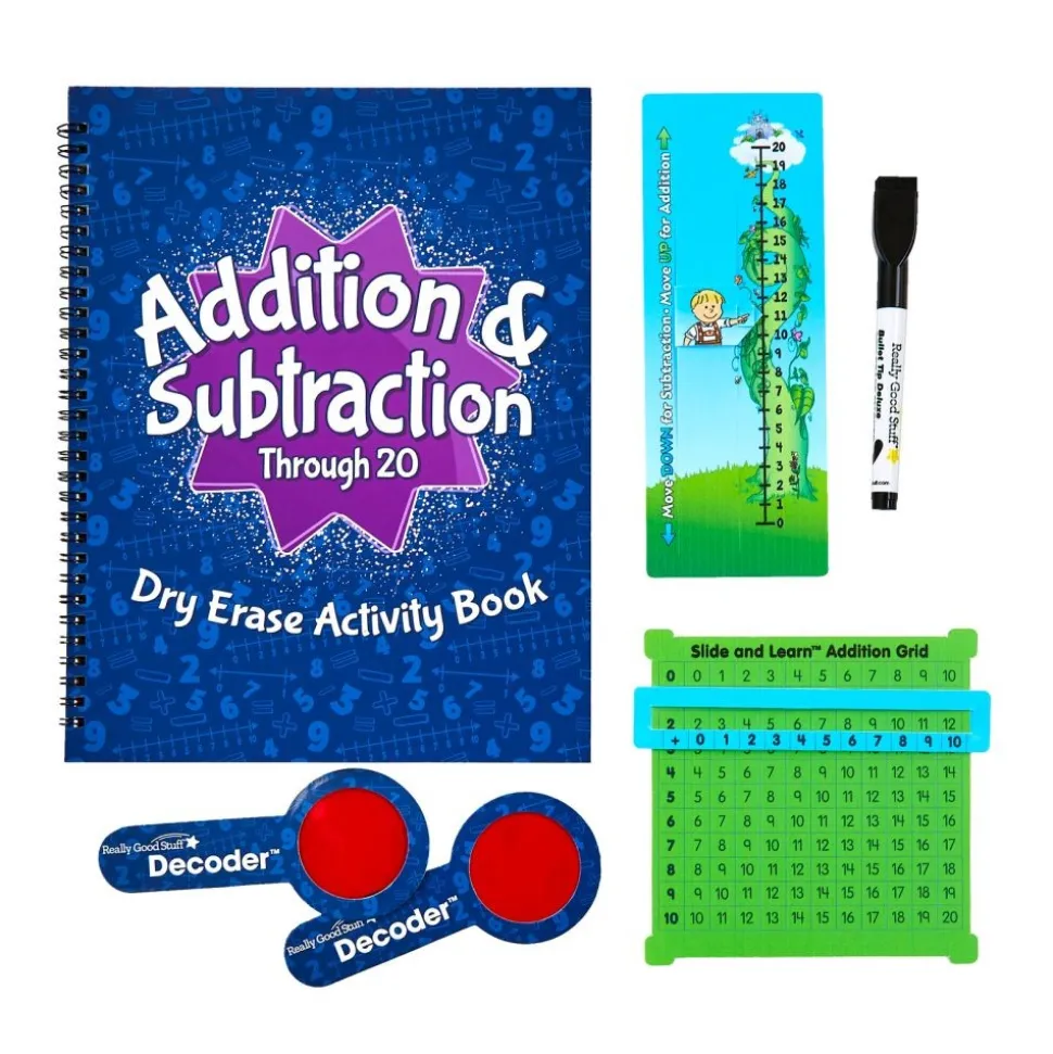 Really Good Stuff® Math Skills: Grades K-2 - Addition & Subtraction