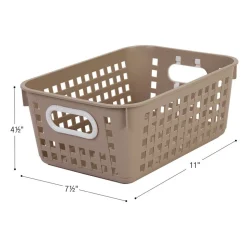 Really Good Stuff® Medium Basket - Set of 6 -Tan