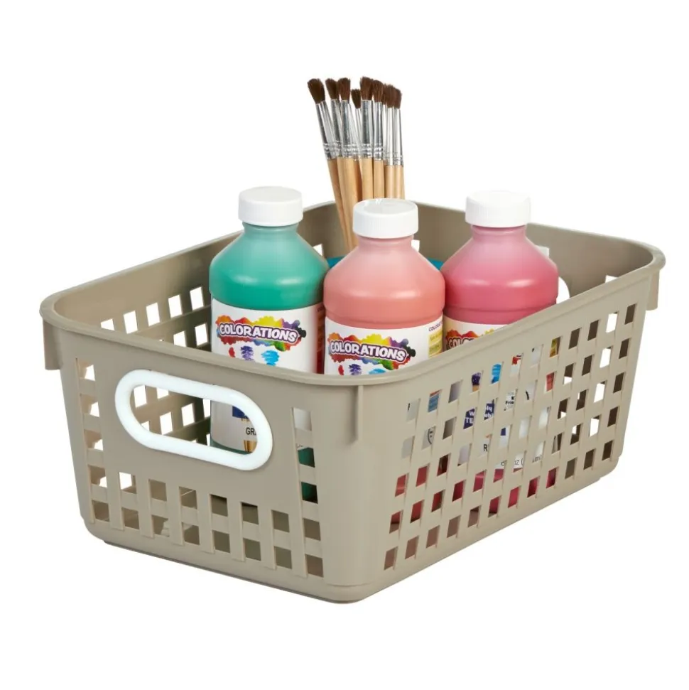 Really Good Stuff® Medium Basket - Set of 6 -Tan