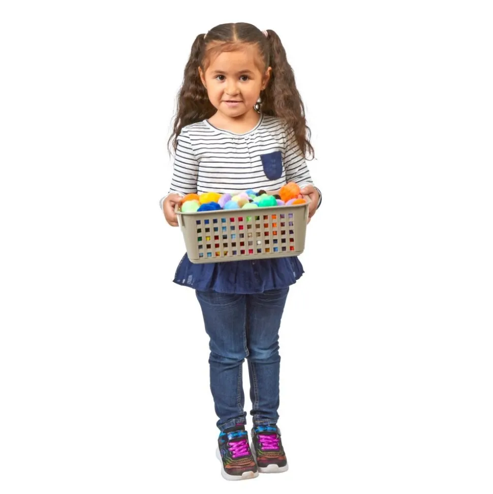 Really Good Stuff® Medium Basket - Set of 6 -Tan