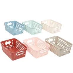 Really Good Stuff® Medium Baskets - Boho 6 Pack