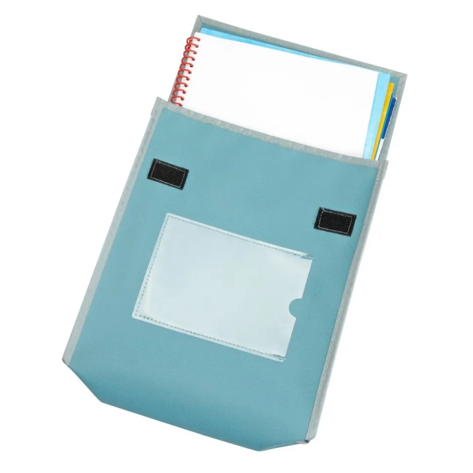 Really Good Stuff® Medium Book Pouch - Cool and Calm - Water - 4 Pack