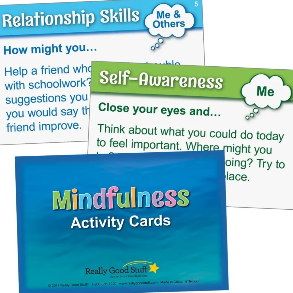 Really Good Stuff® Mindfulness Activity Cards